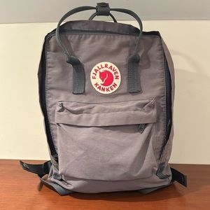 Fjallraven grey Kanken backpack excellent condition